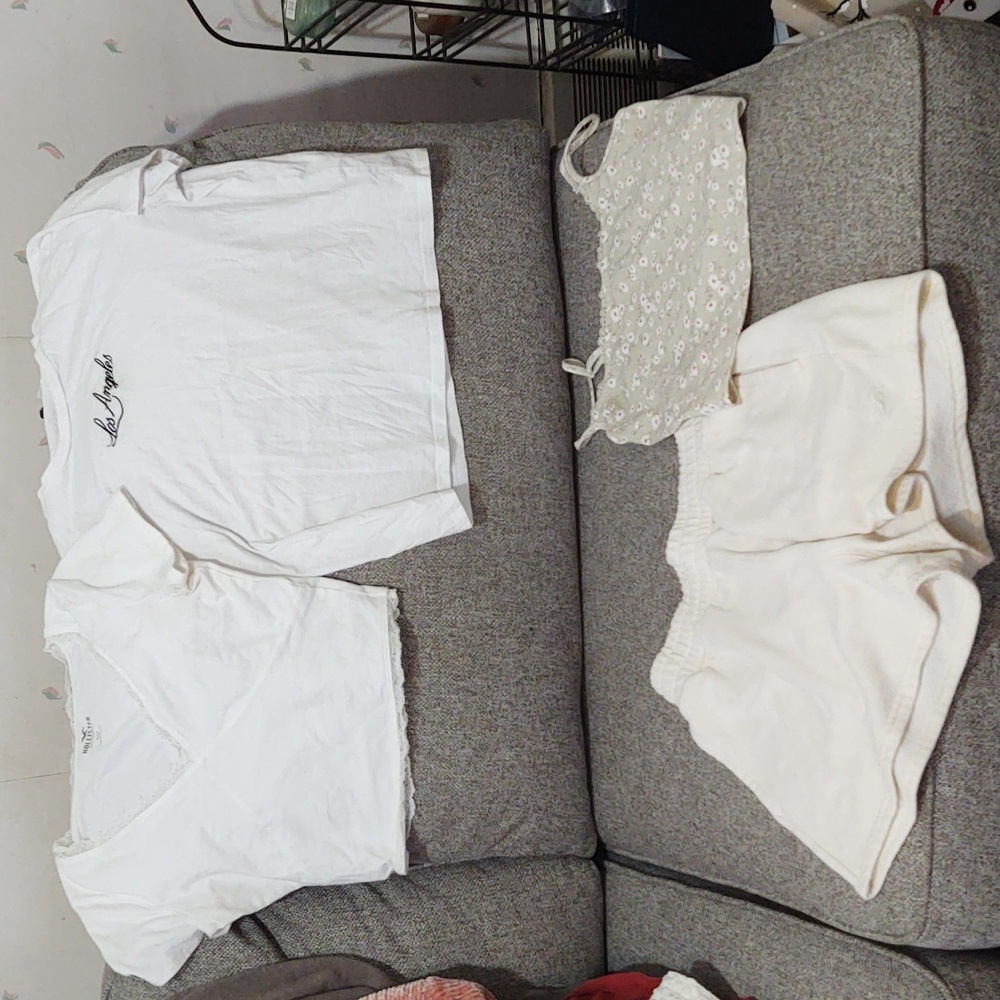 Bundle of shirts and short